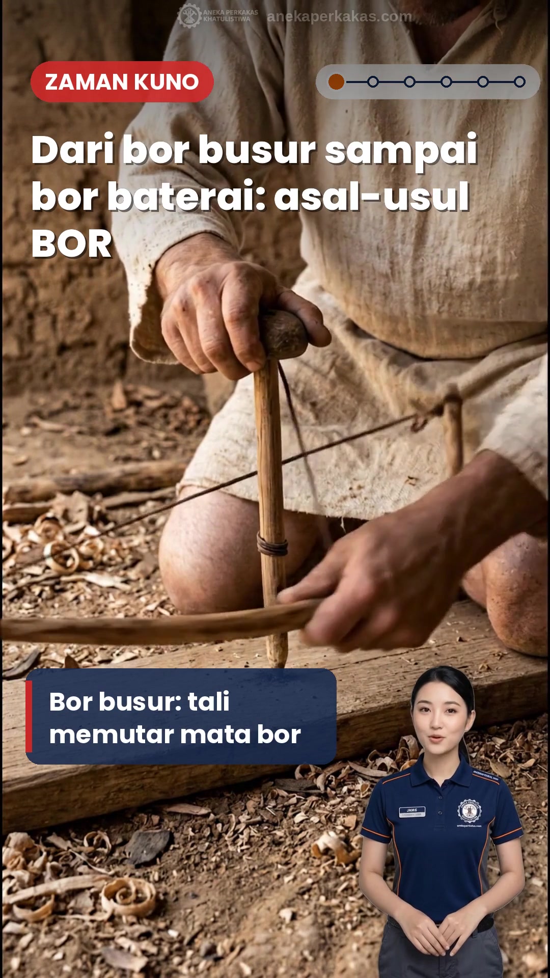 Asal-usul Mesin Bor, dari Bor Busur sampai Bor Baterai Lithium