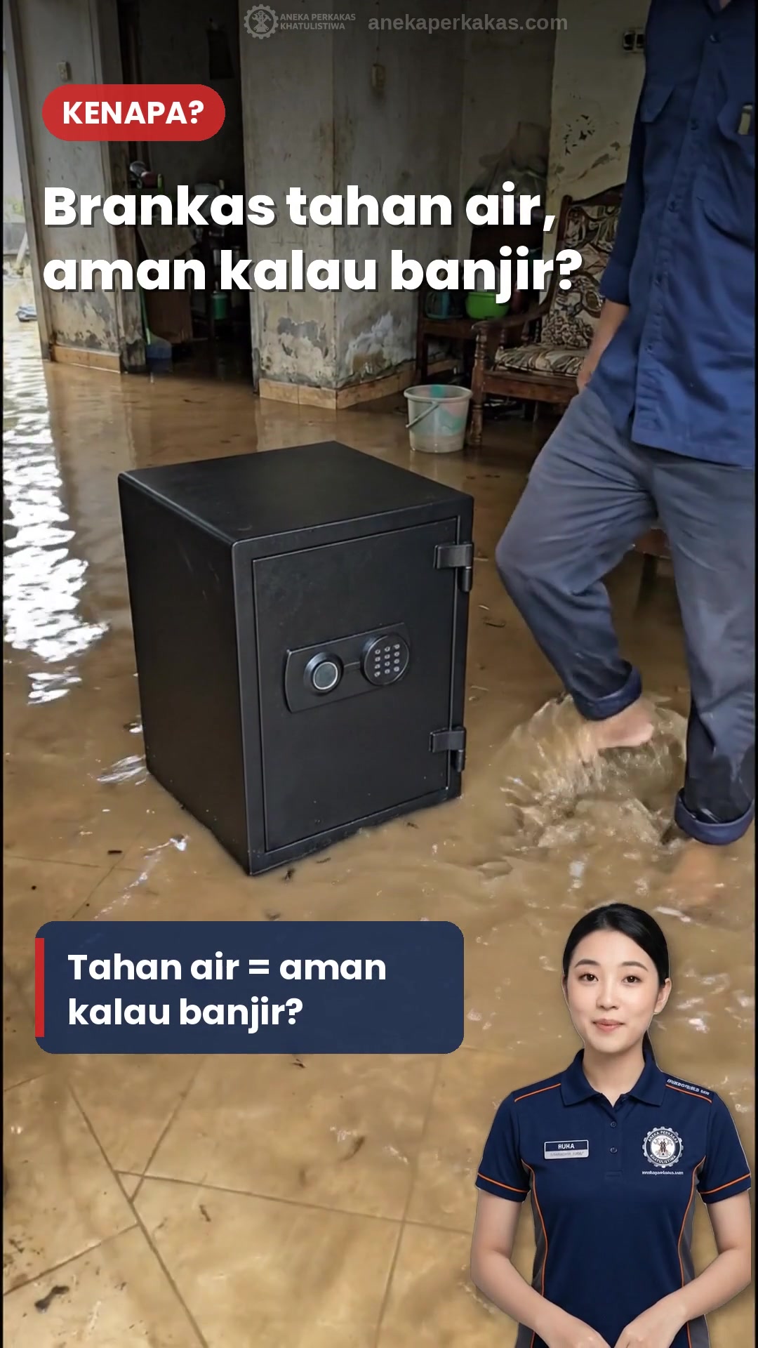 Brankas Tahan Air, Aman Kalau Banjir?