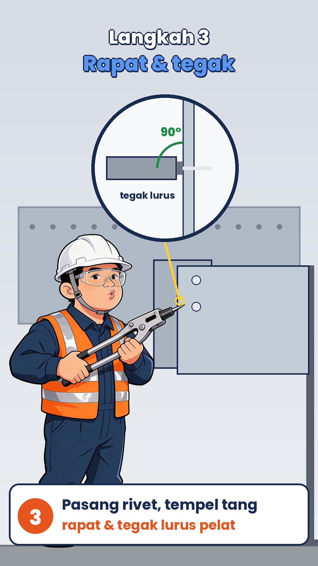 Cara Pasang Rivet (Paku Keling) yang Benar