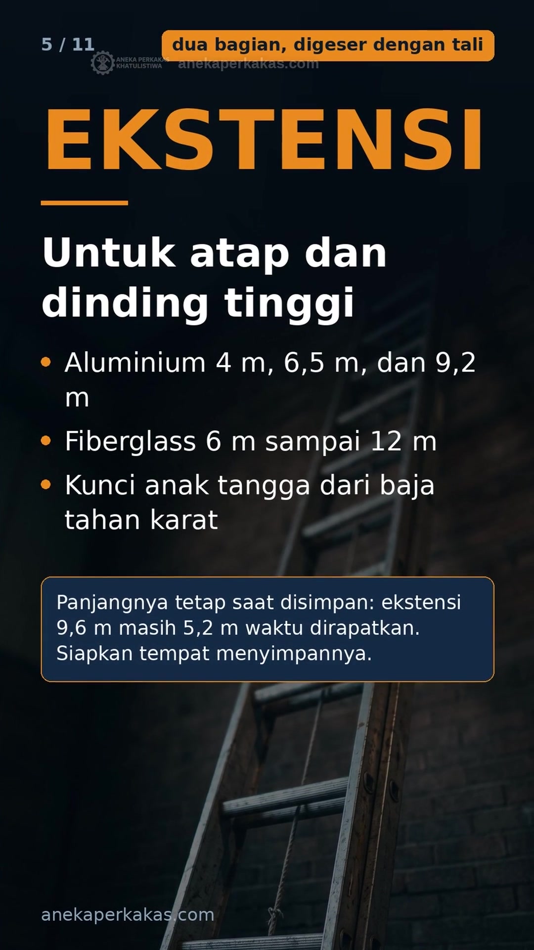 Tujuh Jenis Tangga dan Cara Memilihnya — Jenisnya Dulu, Baru Ukurannya