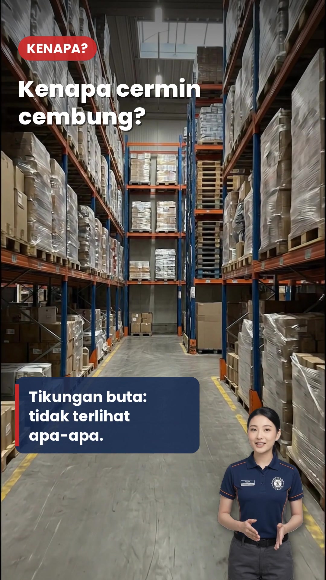 Kenapa Cermin di Tikungan dan Gudang Selalu Cembung, Bukan Datar?