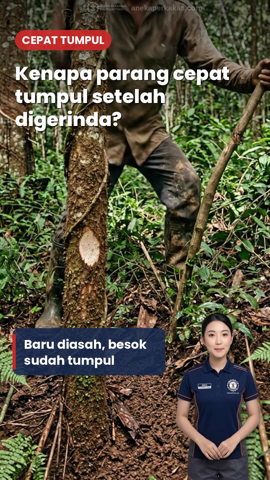 Kenapa Parang Cepat Tumpul Setelah Digerinda?