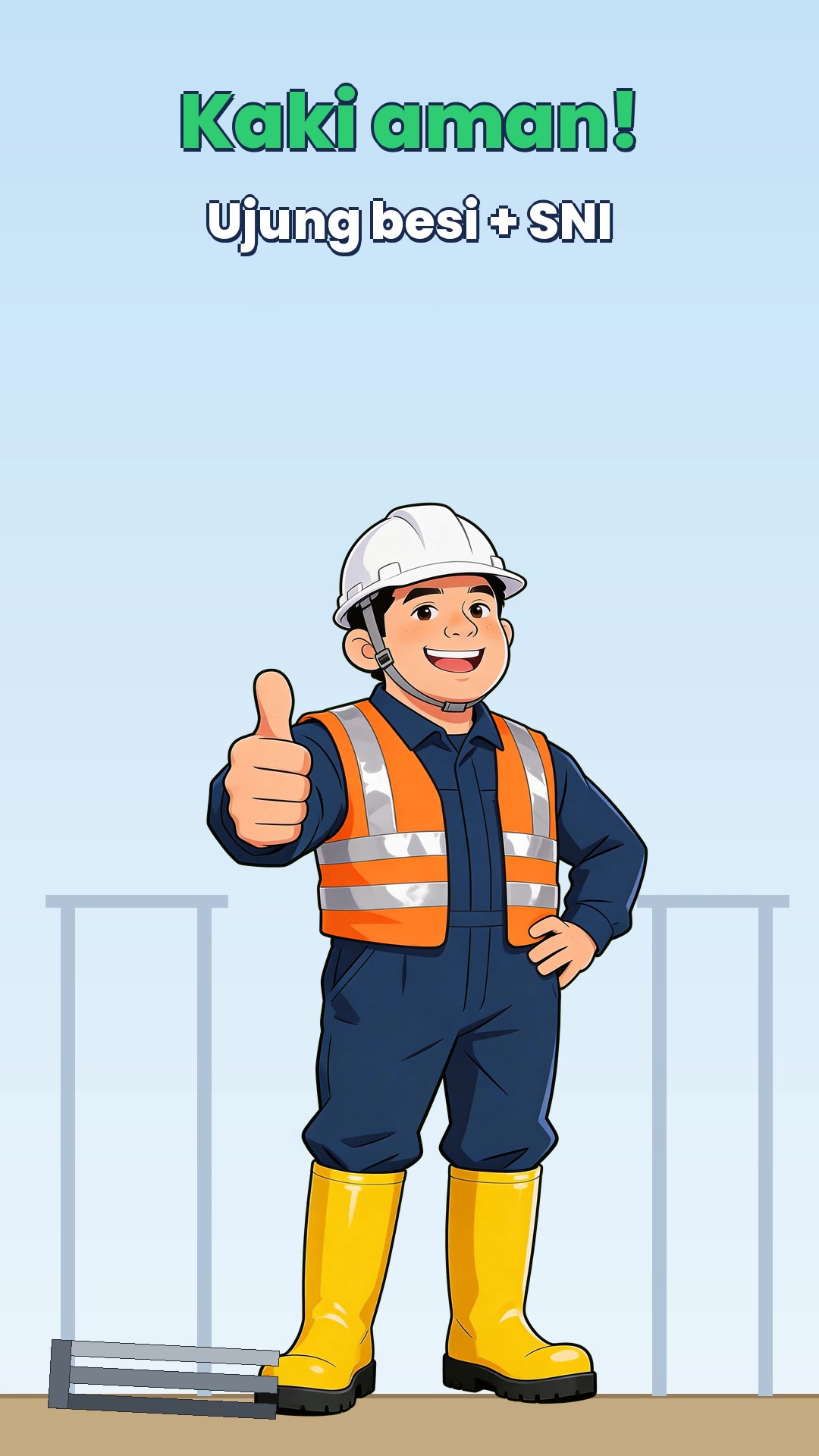 Kenapa Sepatu Safety Ada Besinya? Beda Safety Boots dan Boot Karet