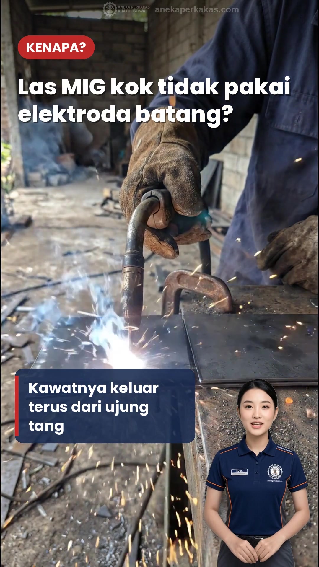 Las MIG Kok Tidak Pakai Elektroda Batang?