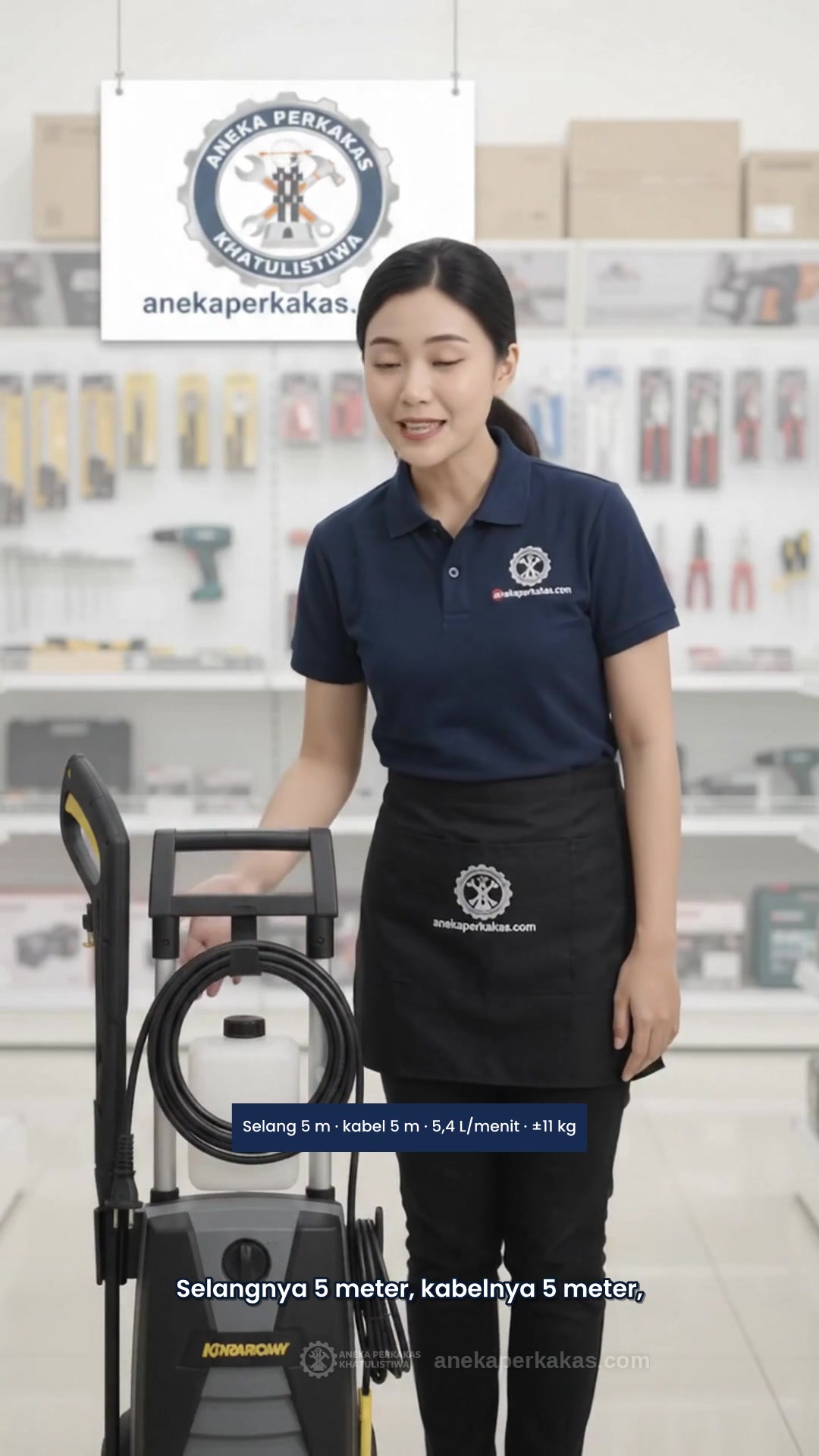 Neka menjelaskan Krisbow High Pressure Cleaner 130 Bar 1600 Watt