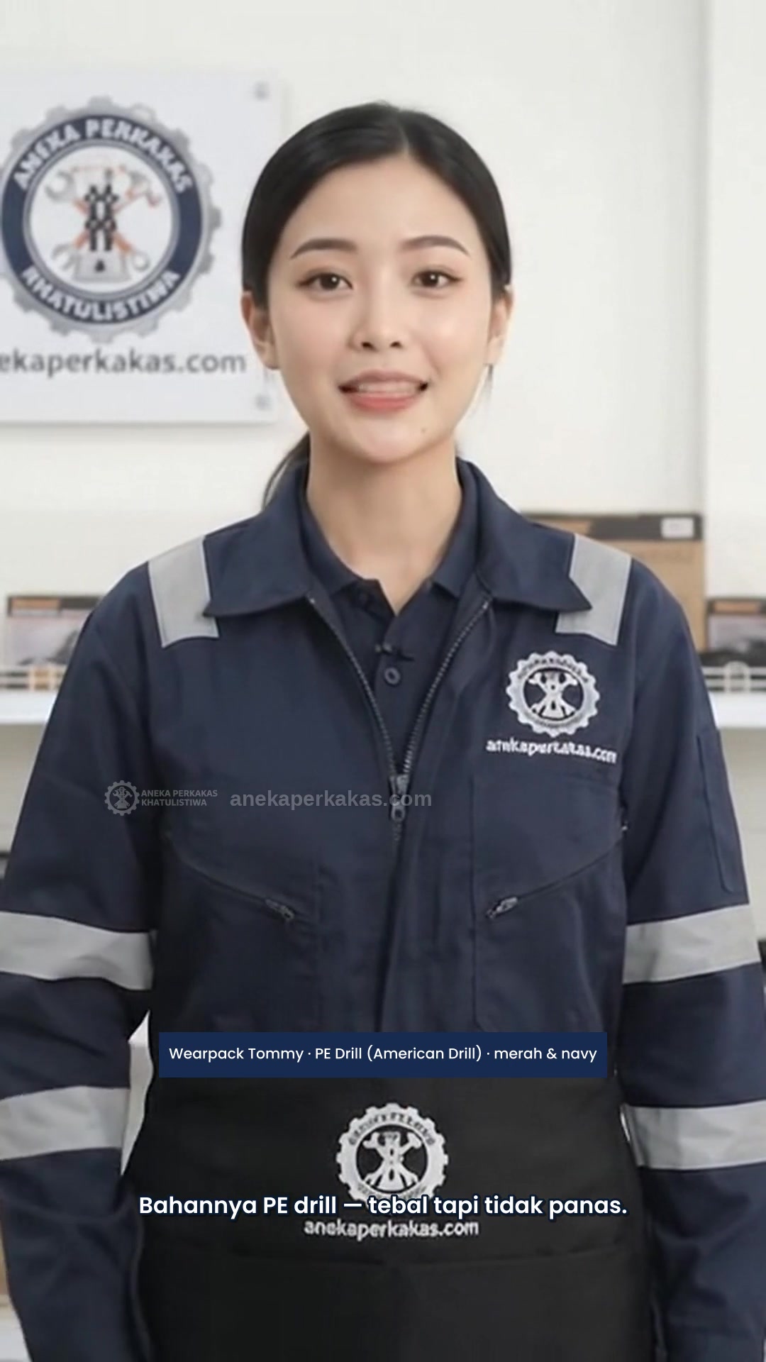 Neka menjelaskan rompi safety dan wearpack