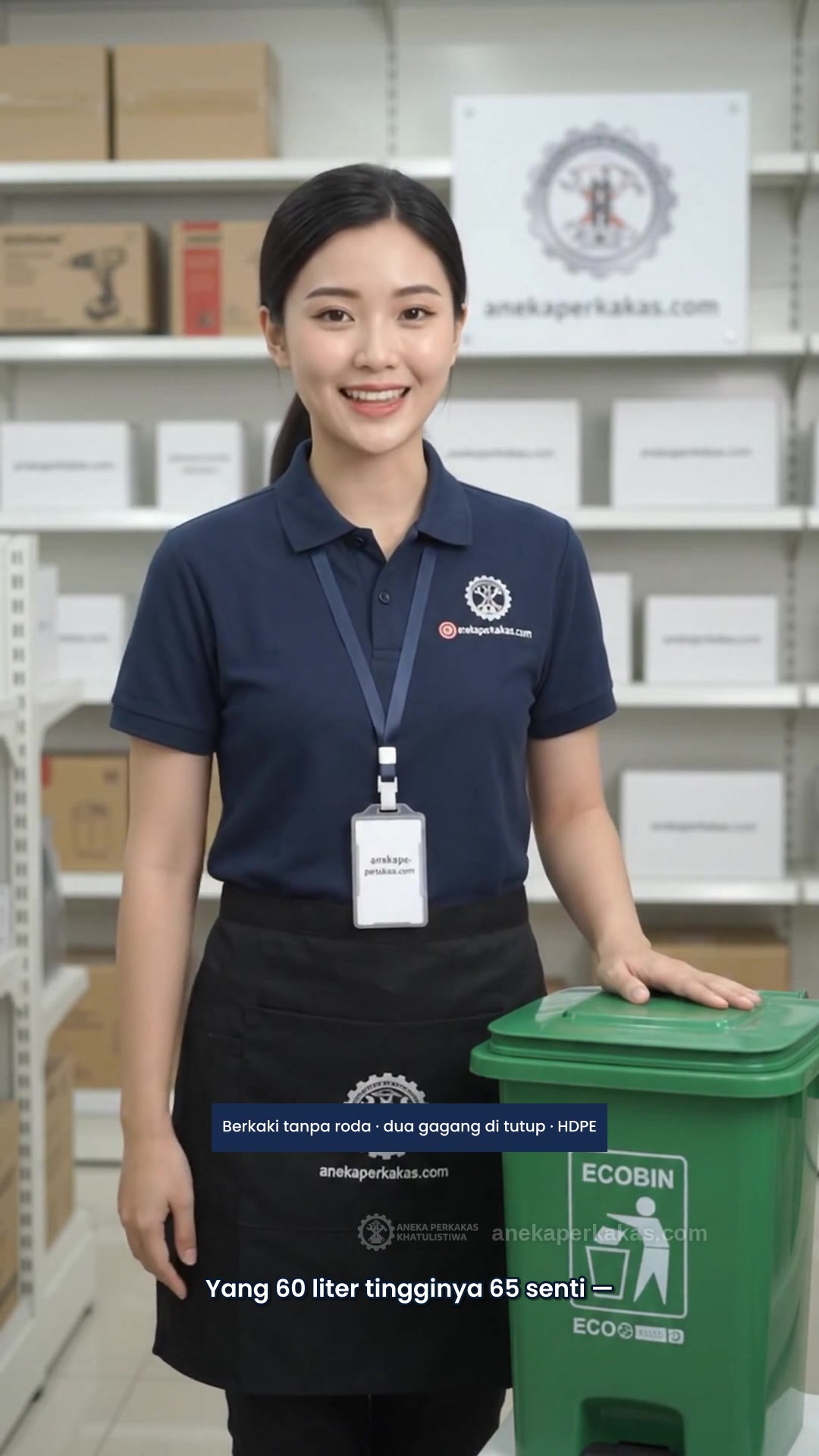 Neka menjelaskan tempat sampah ECOBIN