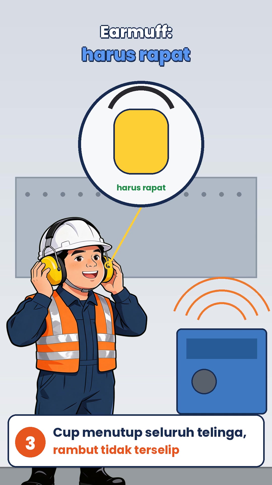Telinga Berdenging Habis Kerja? Cara Memakai Earmuff & Earplug