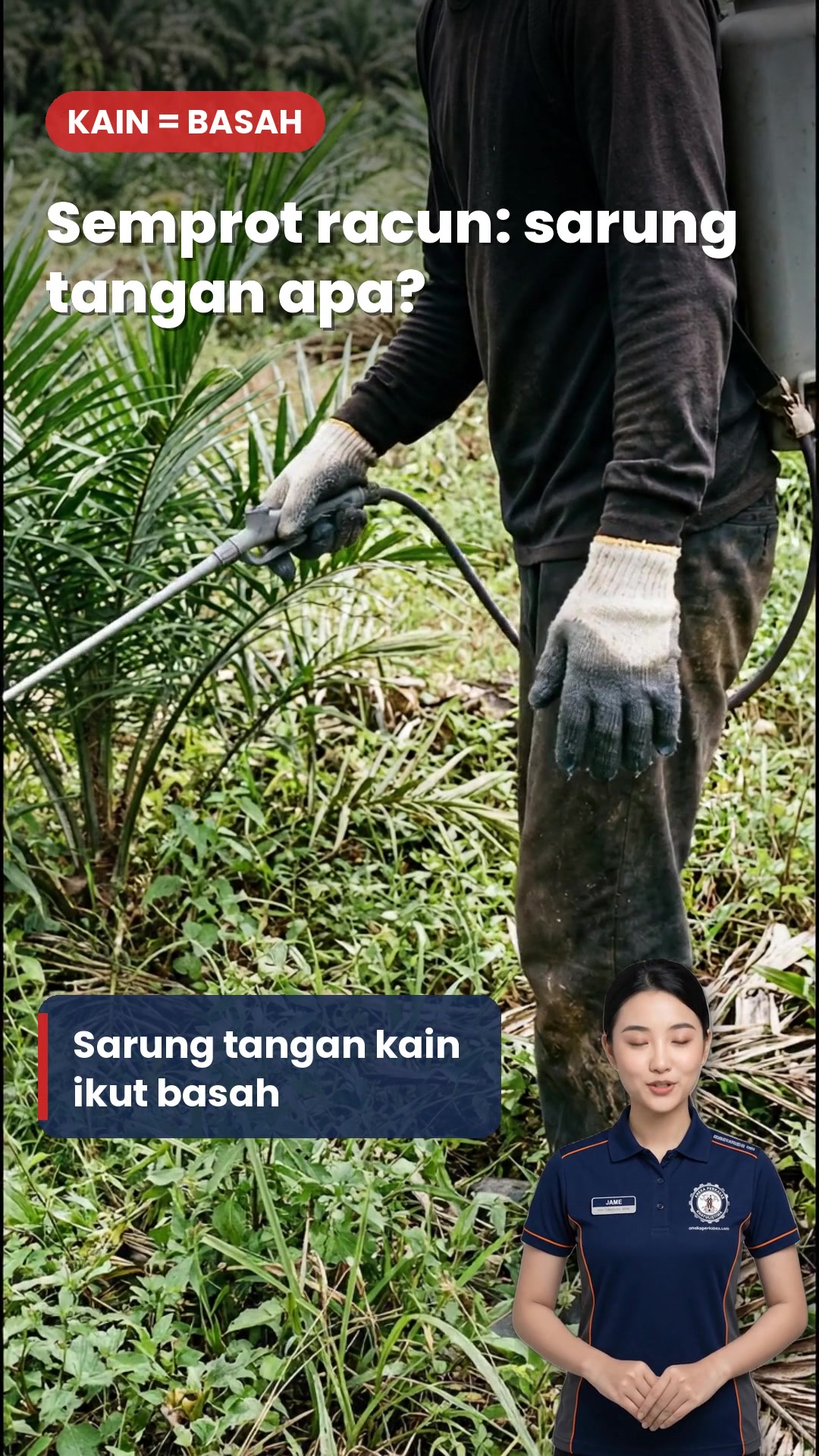 Semprot Racun Rumput: Sarung Tangan Kain atau Nitril?